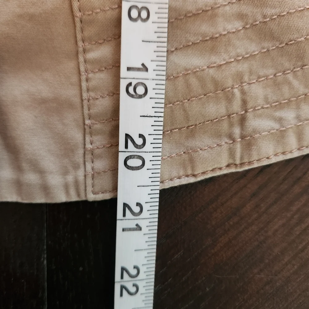 Taupe Fitted Buckle Collar Utility Jacket from White House Black Market. - Picture 14 of 15